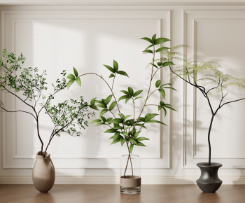 Modern Ground Green Plant Potted Plants-ID:240930087