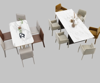 Modern Dining Table And Chairs-ID:560673009