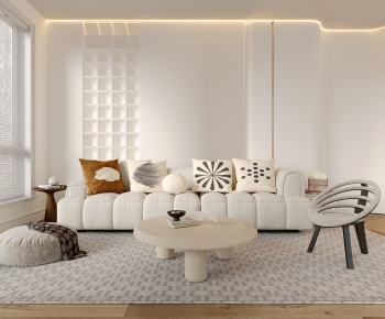 Modern A Living Room-ID:518100028