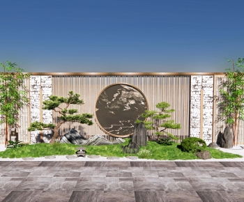 New Chinese Style Landscape Wall-ID:315339624