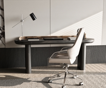 Modern Computer Desk And Chair-ID:113898048