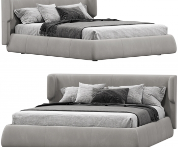 Modern Double Bed-ID:141686923