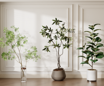 Modern Ground Green Plant Potted Plants-ID:200294974