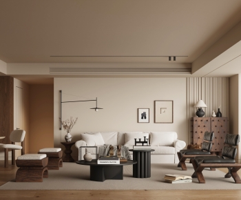 Modern A Living Room-ID:804380892
