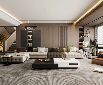 Modern A Living Room-ID:934798961