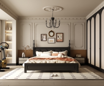 French Style Bedroom-ID:942859616