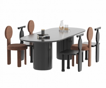 现代餐桌椅组合-ID:992213961