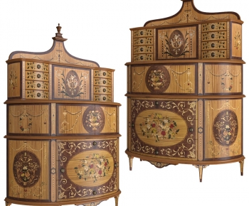 European Style Side Cabinet-ID:539357909
