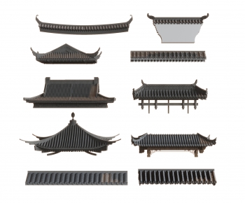 New Chinese Style Chinese Style Building Component-ID:865961072