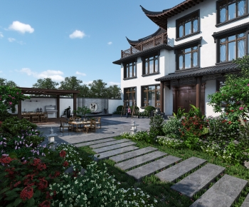 Chinese Style Courtyard/landscape-ID:196499817