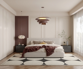 Simple European Style Bedroom-ID:818418984
