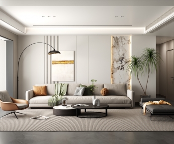 Modern A Living Room-ID:772690067