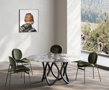 Modern Dining Table And Chairs-ID:206410922