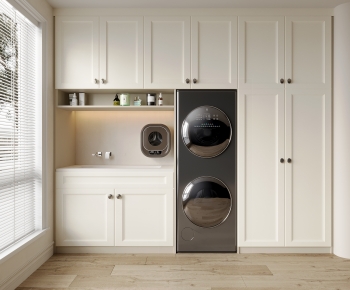 Modern Laundry Cabinet-ID:105269079