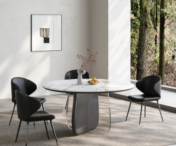 Modern Dining Table And Chairs-ID:253596077