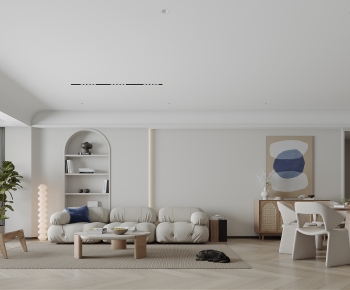 Modern A Living Room-ID:387001041
