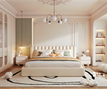 French Style Bedroom-ID:283767944
