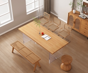 Modern Dining Table And Chairs-ID:325207955