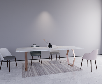 Modern Dining Table And Chairs-ID:477794896