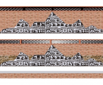 Chinese Style Landscape Wall-ID:995023973