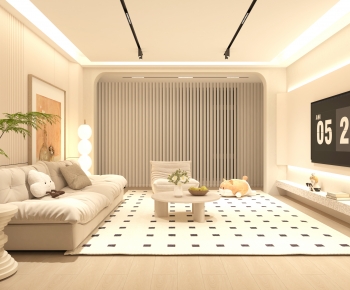 Modern A Living Room-ID:550678977