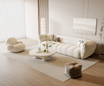 Wabi-sabi Style Sofa Combination-ID:905720959