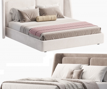 Modern Double Bed-ID:841877941