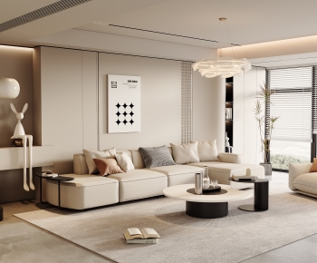 Wabi-sabi Style A Living Room-ID:124392994