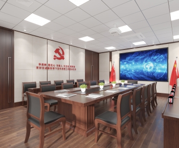 New Chinese Style Meeting Room-ID:734484913