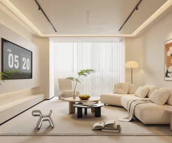 Modern A Living Room-ID:440601111