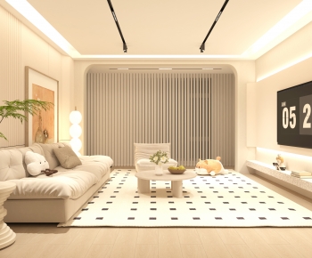 Modern A Living Room-ID:385581024