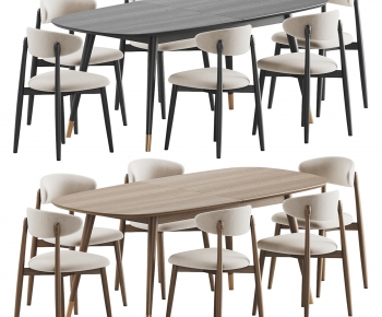Modern Dining Table And Chairs-ID:504662045