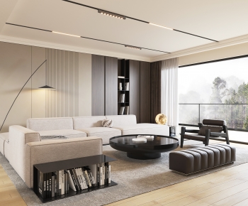 Modern A Living Room-ID:244842052