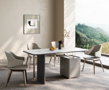 Modern Dining Table And Chairs-ID:618845945