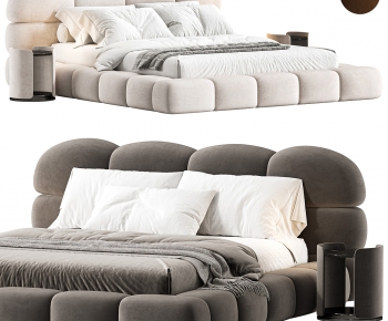 Modern Double Bed-ID:650183927