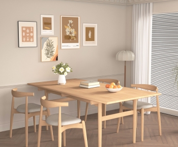 Nordic Style Dining Table And Chairs-ID:691188107