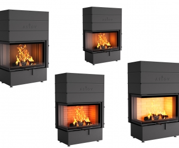 Nordic Style Fireplace-ID:122888091