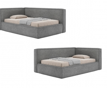 Nordic Style Single Bed-ID:753134979
