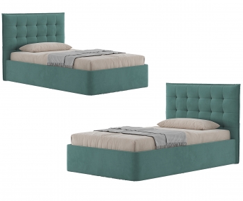 Nordic Style Single Bed-ID:882117033