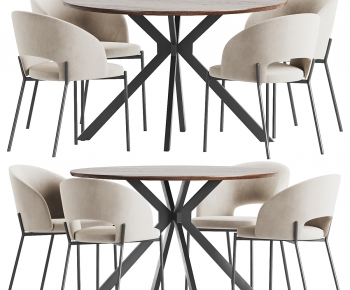 Modern Dining Table And Chairs-ID:273314003