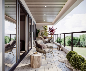 Modern Leisure Balcony-ID:820238112