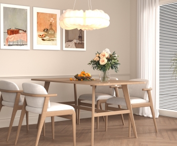Nordic Style Dining Table And Chairs-ID:831918955