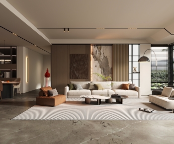 Modern A Living Room-ID:935357098