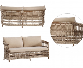 Nordic Style A Sofa For Two-ID:402657031
