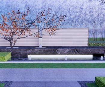 New Chinese Style Landscape Wall-ID:395011905