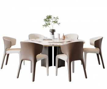 Modern Dining Table And Chairs-ID:381170999