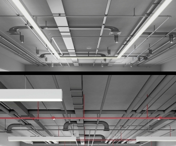 Industrial Style Suspended Ceiling-ID:151693114