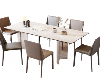 Modern Dining Table And Chairs-ID:790848977