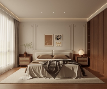 Wabi-sabi Style Bedroom-ID:608660942