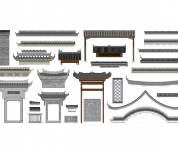 Chinese Style Building Component-ID:426101926